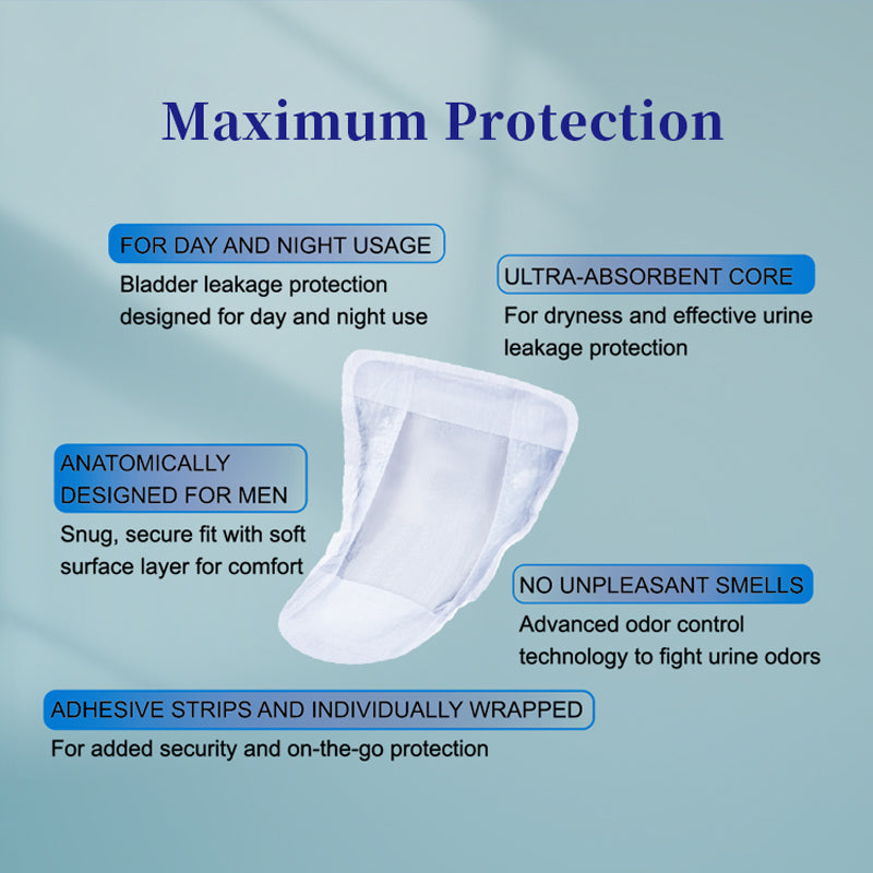 sLeak Male Urine Leakage Pads